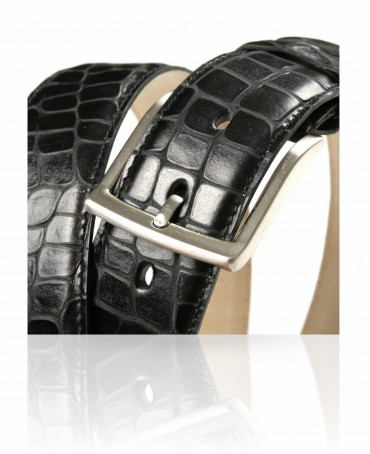 Ремень Унисекс 3044/40/Croco.Nero